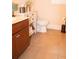 Cozy bathroom featuring tile floor, modern fixtures and neutral colors at 1320 Newbridge Cir, Buford, GA 30519