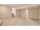 Finished basement with neutral carpet and plenty of space at 1519 Carnaby Ct, Dunwoody, GA 30338