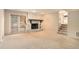 Spacious basement with fireplace and patio access at 1519 Carnaby Ct, Dunwoody, GA 30338