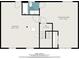 Basement floorplan showing a recreation room and bathroom at 942 Azalea Cir, Marietta, GA 30062