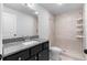 Clean bathroom with granite countertop, shower, and toilet at 1208 Stone Castle Cir # 3, Smyrna, GA 30080
