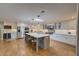 Bright kitchen with island, stainless appliances, and open layout at 202 Heights Pl, Canton, GA 30114