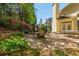 Relaxing stone patio with seating area and grill at 3664 Brisbane Dr, Marietta, GA 30062