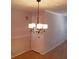 Dining room with hardwood floors and chandelier at 4282 Roswell Ne Rd # G2, Atlanta, GA 30342