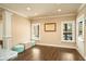 Bright basement playroom with hardwood floors and plenty of natural light at 4668 Andrea Pointe, Marietta, GA 30062