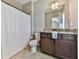 Full bathroom with shower and granite vanity at 217 Towering Peaks, Canton, GA 30114