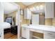 Bathroom with vanity and a view of the bedroom at 295 W 5 Hwy, Roopville, GA 30170