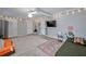 Finished basement with a relaxing sitting area, TV, and serene wall art at 3700 Ashley Woods Dr, Powder Springs, GA 30127