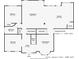 First floor plan showing layout of bedrooms, living room, kitchen, and dining room at 4130 Summit Gate Dr, Suwanee, GA 30024