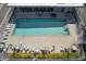 Community pool and deck viewed from above at 1213 Van Allen Nw Mews # 47, Atlanta, GA 30318