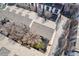 Aerial view of townhouses with a private backyard at 1213 Van Allen Nw Mews # 47, Atlanta, GA 30318