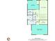 Two-story floor plan includes a Primary bedroom and two bathrooms at 1213 Van Allen Nw Mews # 47, Atlanta, GA 30318