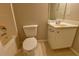 Bathroom featuring shower-tub combination, toilet, and sink at 6310 Talking Tree Ct, Cumming, GA 30028