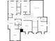 Second floor plan displaying bedroom, bathrooms, sitting room, and open-to-below areas with functional layout at 9070 Huntcliff Trce, Sandy Springs, GA 30350