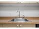 Stainless steel sink and beige countertops in kitchen at 1501 Clairmont Rd # 223, Decatur, GA 30033