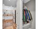Convenient coat closet with shelving and hanging space at 418 Kenley Ct, Mcdonough, GA 30253