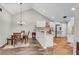 Kitchen and dining area with an open floor plan at 418 Kenley Ct, Mcdonough, GA 30253