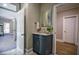Bathroom with a vanity and marble flooring at 1496 Sweet Bottom Sw Cir, Marietta, GA 30064
