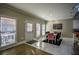 Casual dining area with marble floors and sliding glass doors at 1496 Sweet Bottom Sw Cir, Marietta, GA 30064