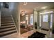 Spacious entryway with hardwood and marble floors at 1496 Sweet Bottom Sw Cir, Marietta, GA 30064
