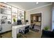 Home office with a view and plenty of built-in storage at 1496 Sweet Bottom Sw Cir, Marietta, GA 30064