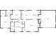 Detailed floor plan showcasing the layout of a single-story home including three bedrooms and two bathrooms at 4620 Cedar Brook Se Dr, Conyers, GA 30094
