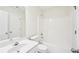 Clean bathroom with tub, toilet and vanity at 718 Surrey Park Se Pl, Smyrna, GA 30082