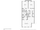 Two-story floor plan with main bedroom, two additional bedrooms, and multiple baths at 718 Surrey Park Se Pl, Smyrna, GA 30082