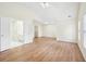 Spacious main bedroom with hardwood floors and ensuite bathroom at 718 Surrey Park Se Pl, Smyrna, GA 30082