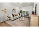 Bright living room with hardwood floors, comfortable seating, and stylish decor at 720 Perch Pl, Atlanta, GA 30312