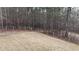 Large fenced backyard with wooded area at 791 Cross Plains Hulett Rd, Carrollton, GA 30116