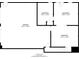 Basement floor plan showing a large unfinished area at 791 Cross Plains Hulett Rd, Carrollton, GA 30116