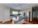 Bright kitchen featuring an island and stainless steel refrigerator at 791 Cross Plains Hulett Rd, Carrollton, GA 30116