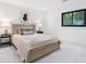 Bright bedroom featuring carpet, a minimalist design, and lots of natural light at 4070 Whitewater Creek Nw Rd, Atlanta, GA 30327