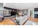 Bright living room featuring built-in bookshelves, stylish decor, and a sleek, modern design at 4070 Whitewater Creek Nw Rd, Atlanta, GA 30327