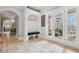 Mud room featuring built-in bench, coat hooks, and tiled floors providing an organized entry space at 5021 Heatherwood Ct, Roswell, GA 30075