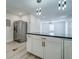Modern kitchen with stainless steel appliances and island at 1565 Ocala Sw Ave, Atlanta, GA 30311