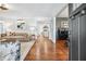 Bright and airy living room featuring hardwood floors, neutral decor, and an open layout at 113 Kathryn Ave, Decatur, GA 30030