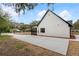 Modern farmhouse exterior with large backyard and shed at 4280 Atlanta St, Powder Springs, GA 30127