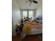 Bright bedroom with large windows and queen bed at 57 Forsyth St Nw Apt 6E Nw St # 6E, Atlanta, GA 30303