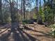 Stone patio area in wooded backyard setting at 2369 Springdale Sw Rd, Atlanta, GA 30315