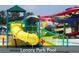 Lenora Park pool with water slides and playground at 4351 Portsbrook Ave, Snellville, GA 30039