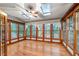 Sunroom with skylights and hardwood floors at 561 Congress Pkwy, Lawrenceville, GA 30044