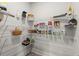 Walk-in pantry with shelving for storage of food and kitchen supplies at 339 Garnet Dr, Acworth, GA 30101