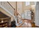 Bright entryway with hardwood floors and coat nook at 3795 Greenside Ct, Dacula, GA 30019