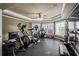 Basement home gym with various exercise equipment at 3795 Greenside Ct, Dacula, GA 30019