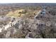 High angle aerial view of property showing proximity to park and residential neighborhood at 536 Moreland Ne Ave, Atlanta, GA 30307