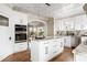 Modern kitchen island, stylish marble countertops, and stainless steel appliances at 536 Moreland Ne Ave, Atlanta, GA 30307