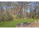 Backyard with trees and green grass at 1381 Allgood Rd, Marietta, GA 30062