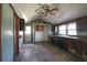 Kitchen with dark cabinets and windows at 1381 Allgood Rd, Marietta, GA 30062